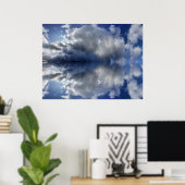 ムーディクラウドのビデオ通話の背景 ポスター (ホームオフィス)