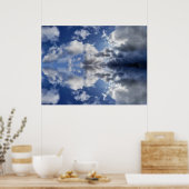 ムーディクラウドのビデオ通話の背景 ポスター (キッチン)