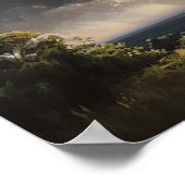 ムーディクラウドアートプリントポスター ポスター (角)