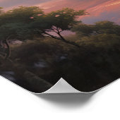 ムーディクラウドアートプリントポスター ポスター (角)