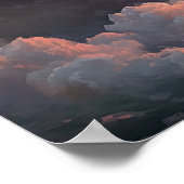 ムーディクラウドアートプリントポスター ポスター (角)