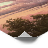 ムーディクラウドアートプリントポスター ポスター (角)