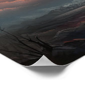 ムーディクラウドアートプリントポスター ポスター (角)