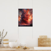 ムーディクラウドアートプリントポスター ポスター (キッチン)