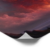 ムーディクラウドアートプリントポスター ポスター (角)