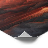 ムーディクラウドアートプリントポスター ポスター (角)