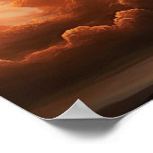 ムーディクラウドアートプリントポスター ポスター (角)