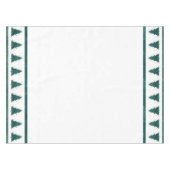 ムーディクリスマスツリー | ダークミッドナイトティール(緑がかった色)グリーン テーブルクロス (正面(横))