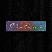 ムーディグラデーション | サイケデリックグランジ金ゴールド サインプレート