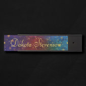 ムーディグラデーション | サイケデリックグランジ金ゴールド サインプレート