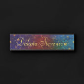 ムーディグラデーション | サイケデリックグランジ金ゴールド サインプレート