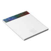 ムーディグラデーション |スターサイケデリックダッグランジトカスタム ノートパッド (アングル)