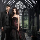 ムーディゴシックコンサーバトリールーム&ファウンテンXLarge タペストリー