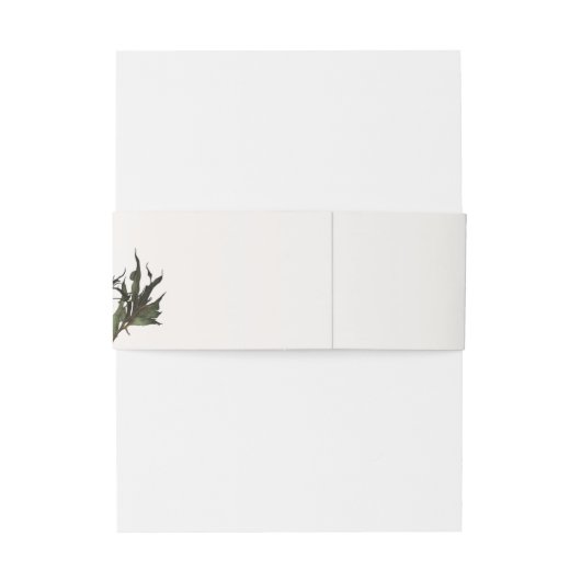 ムーディゴシックダークパープルブラック結婚牡丹 招待状ベリーバンド (裏面例)