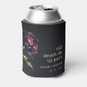 ムーディゴシックダークパープルブラック結婚牡丹 缶クーラー (缶裏面)