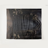 ムーディゴシックダークベールArch & Flowers XLarge タペストリー (正面(横))