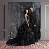 ムーディゴシックダークベールArch & Lanterns XLarge タペストリー