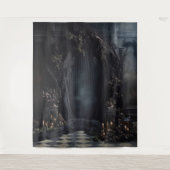 ムーディゴシックダークベールArch & Lanterns XLarge タペストリー (正面)