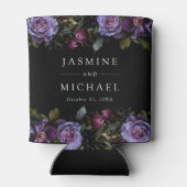 ムーディゴシックパープル結婚フローラ 缶クーラー (裏面)