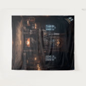 ムーディゴシックマンションマーブルフィアレスレット タペストリー (正面(横))