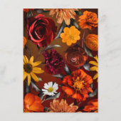 ムーディサンセットカラースクリプト結婚フローラの詳細 エンクロージャーカード (裏面)