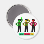 ムーディスタットライトトリオキャラクター マグネット (正面/裏面)