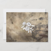 ムーディスモーク金ゴールドアンパサンド 招待状 (裏面)