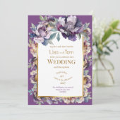 ムーディソフトゴシック結婚式招待状 招待状 (スタンド正面)