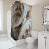ムーディソフトピンクエレガントのバラミニマルズシャビーシック シャワーカーテン (インサイチュ)