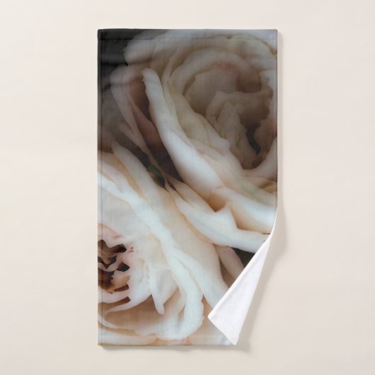 ムーディソフトピンクエレガントのバラミニマルズシャビーシック バスタオルセット (ハンドタオル)