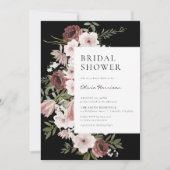 ムーディダスティバラフローラブライダルシャワー 招待状 (正面)