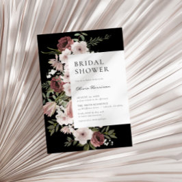 ムーディダスティバラフローラブライダルシャワー 招待状