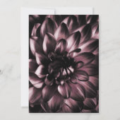 ムーディダスティバラ結婚フローラ 招待状 (裏面)