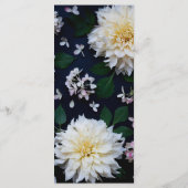 ムーディダリアフローラ結婚のメニュー メニュー (裏面)