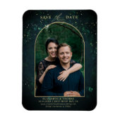 ムーディダークエンチャントフォレストアー結婚チの救日付 マグネット (縦)