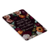 ムーディダークユダヤ人Chuppah日付を保存 マグネット (右側)