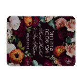 ムーディダークユダヤ人Chuppah日付を保存 マグネット (横)