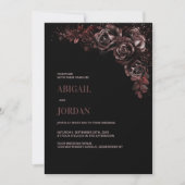 ムーディチョコレートフローラ結婚すべて 招待状 (正面)