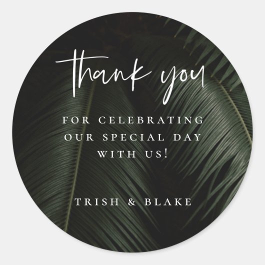 ムーディトロピックスありがとう ラウンドシール (正面)