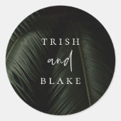 ムーディトロフィ結婚ックス封筒用シール ラウンドシール (正面)