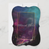 ムーディネブラザスターズ結婚式招待状 招待状 (裏面)