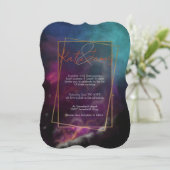 ムーディネブラザスターズ結婚式招待状 招待状 (スタンド正面)