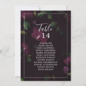 ムーディパターンテーブル番号座席表カード (裏面)