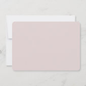 ムーディパーソナライズされたーエレガントワイルドフラワーフローラ赤面 ノートカード (裏面)