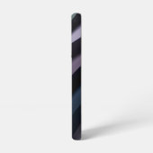 ムーディパープルとブラックミニマルデザイン SAMSUNG GALAXYケース (左側面)