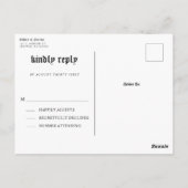 ムーディパープルゴシックガーデン | Crow RSVPポストカード ポストカード (裏面)