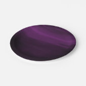 ムーディパープルモダンプラム水カラーシックエレガント ペーパープレート (アングル)