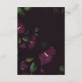 ムーディパープル書結婚道の服装色 エンクロージャーカード (裏面)