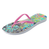 ムーディパープル朝の日の出My Rubio Garden ビーチサンダル (アングル)