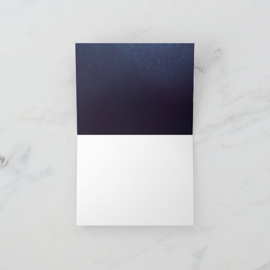 ムーディパープル花90誕生日ありがとう サンキューカード (内部)